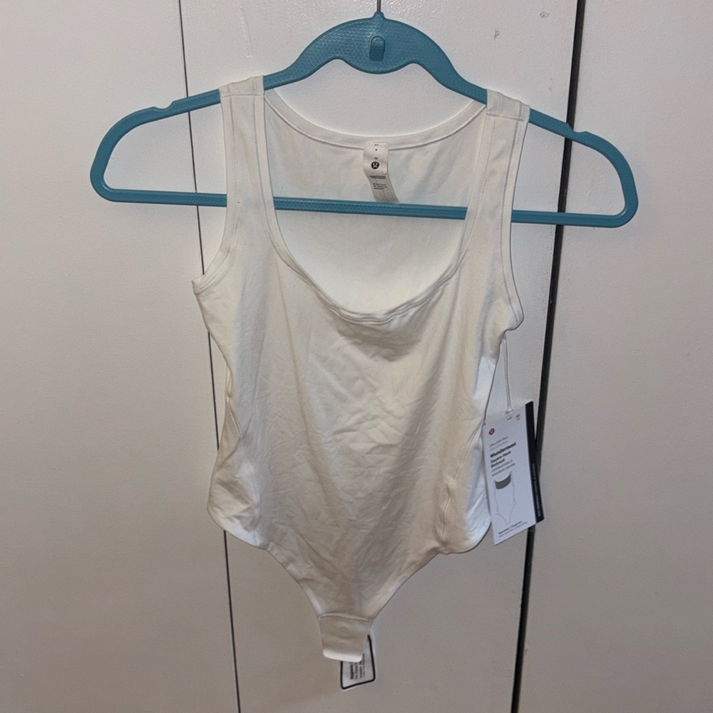 Lululemon Wundermost Square neck bodysuit XS NWT